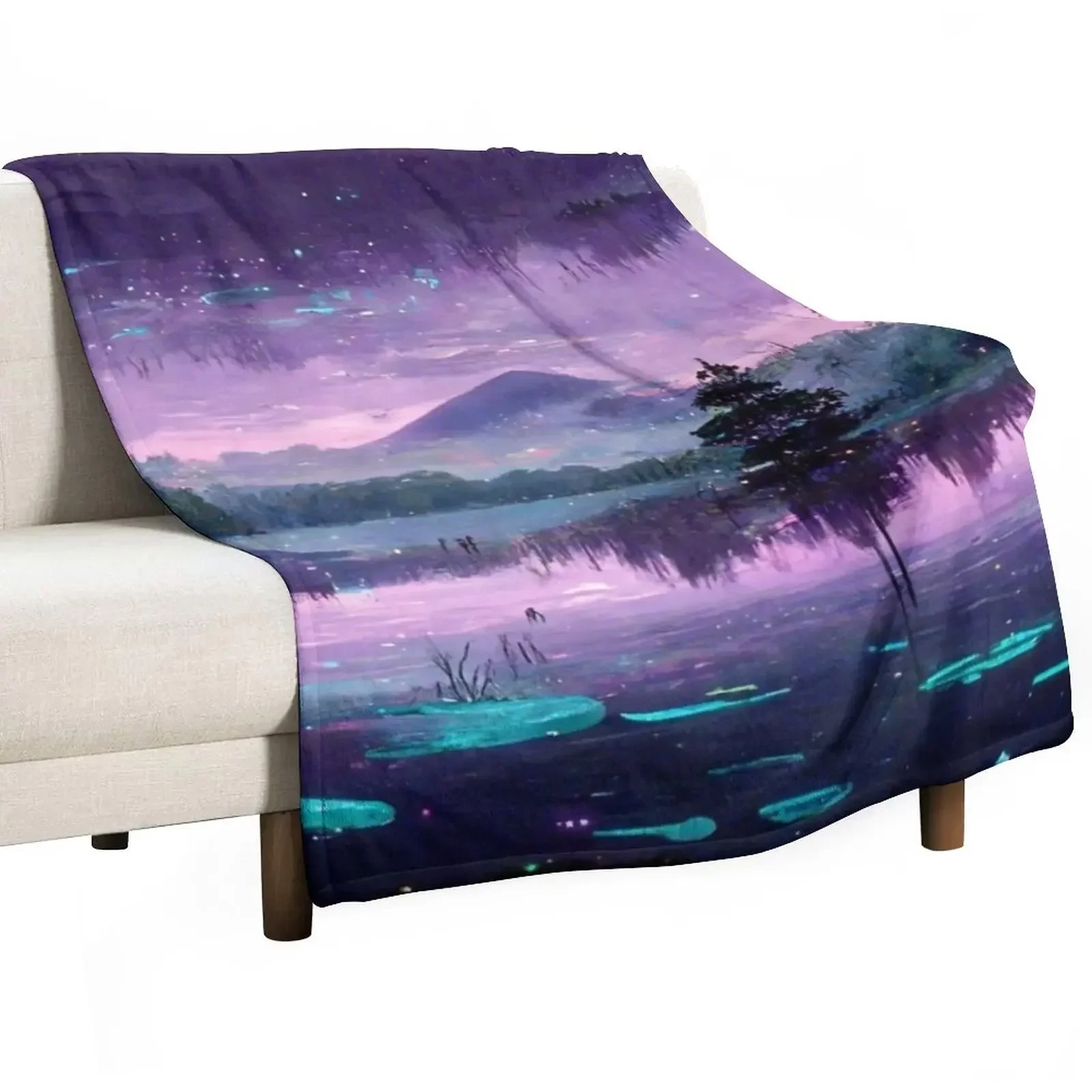 

Fantasy Forest Throw Blanket Travel Luxury St Blankets