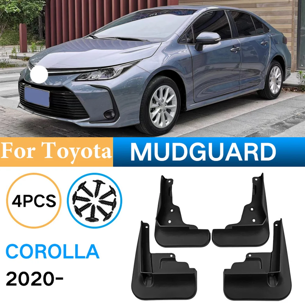 

4PCS Car Mudflaps For Toyota Corolla 2020 2021 Mudguard Fender Mud Flap Guard Splash Mudguards Car Accessories 4PCS