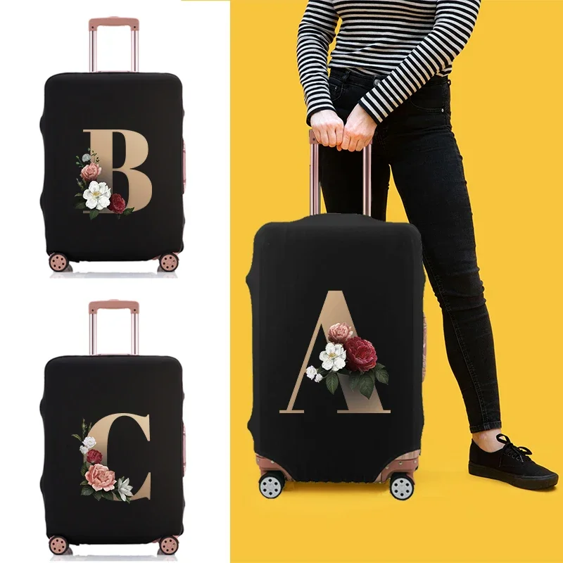 Traveling Luggage Case Thicker Bag Luggage Cover 26 Letter Series Cover Luggage Accessories for 18-32 Inch