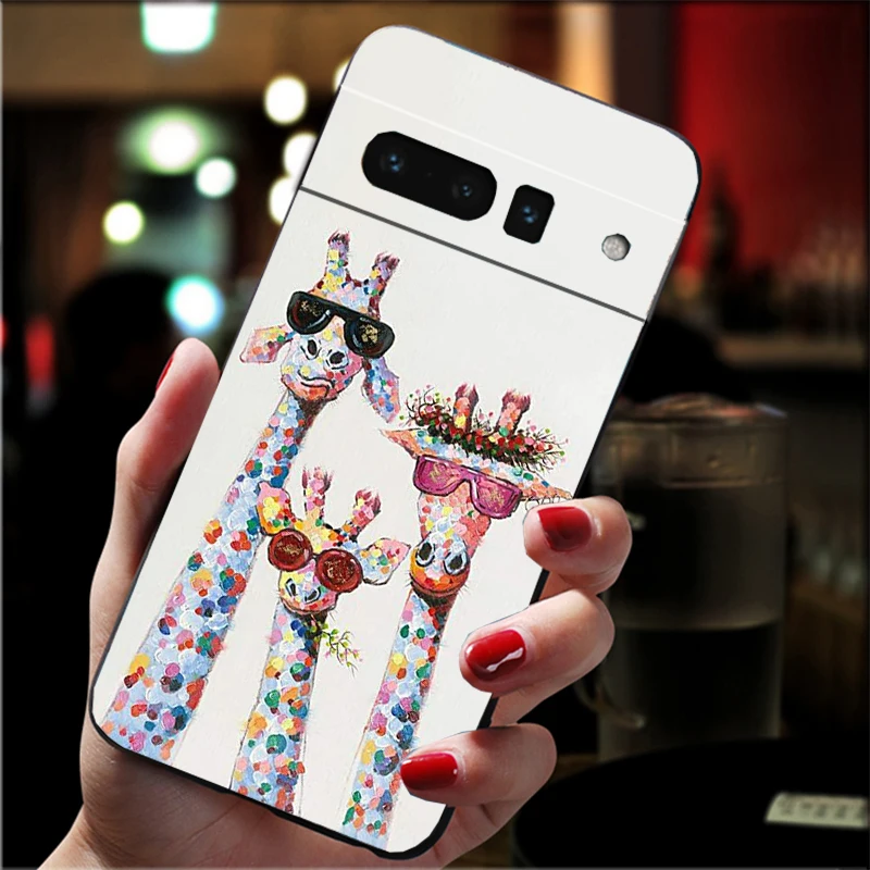 

Giraffe Anime Cute Phone Case for Google Pixel 10 9 Pro XL 9A 8 7 6 Pro Pixel 8A 7A 6A Pixel 8 7 6 5