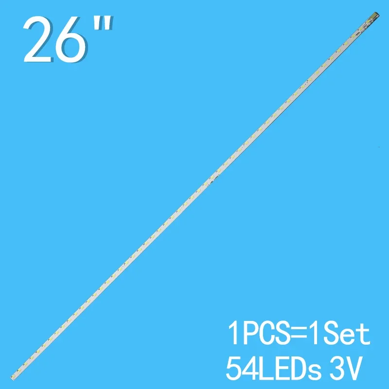 บาร์ไฟด้านหลังทีวี LED 54หลอด587มม. สำหรับ V260B3-LE2 KDL-26EX553 V260B3-LE2-TLDM1