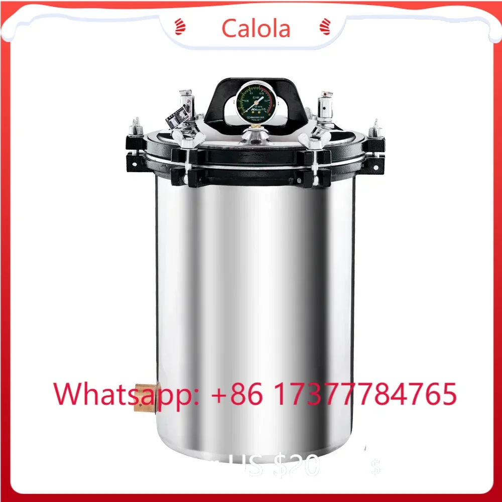 Stainless Steel Autoclave - 18L, 24L, 30L Portable Steam Sterilizer