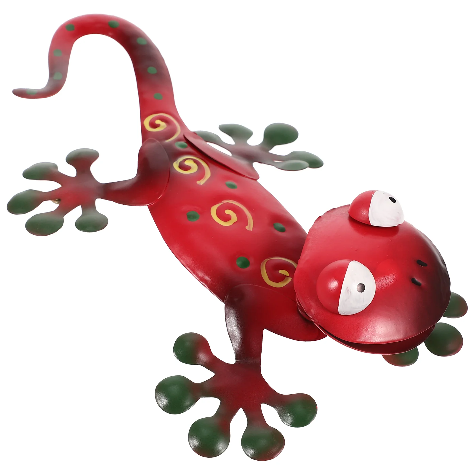 

Wrought Iron Gecko Wall Decoration Ornaments Vintage Home Outdoor Decors Decorations Sculptures