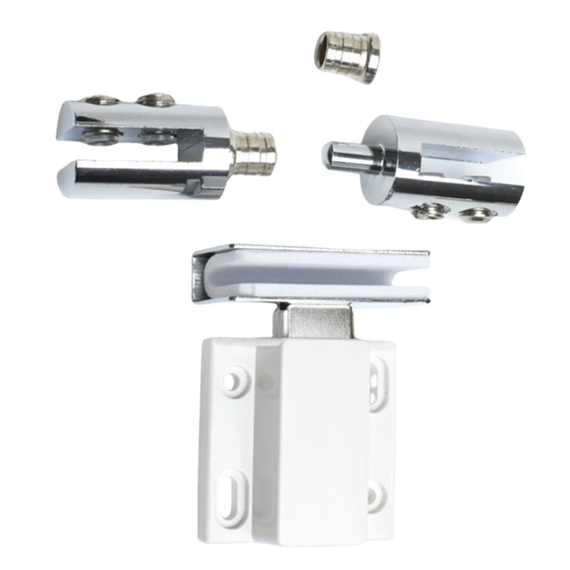Adjustable Glass Door Pivots Set Home Hardware Precisions Glass Door Hinges set image 3
