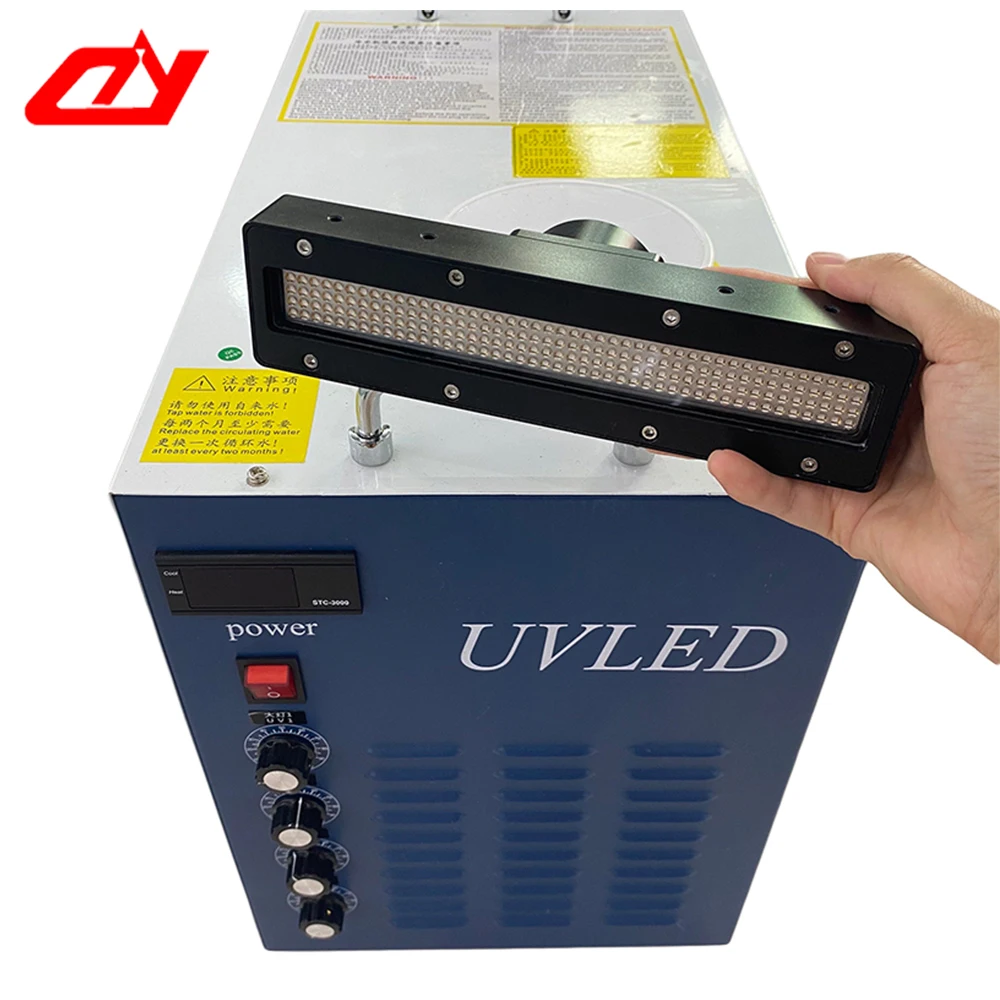 

180 * 20mm UVLED Curing Lamp UV Flat Plate Printer Ink Quick Curing Drying Water Cooling System Advertising Printing Photo Machi