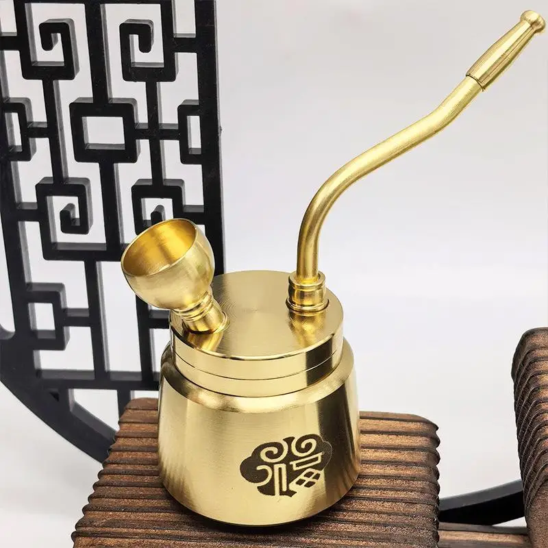 Detachable Brass Filter Pipe Hookah Suitable For Tobacco And Regular/Medium/Slim Cigarettes Smoking Accessories