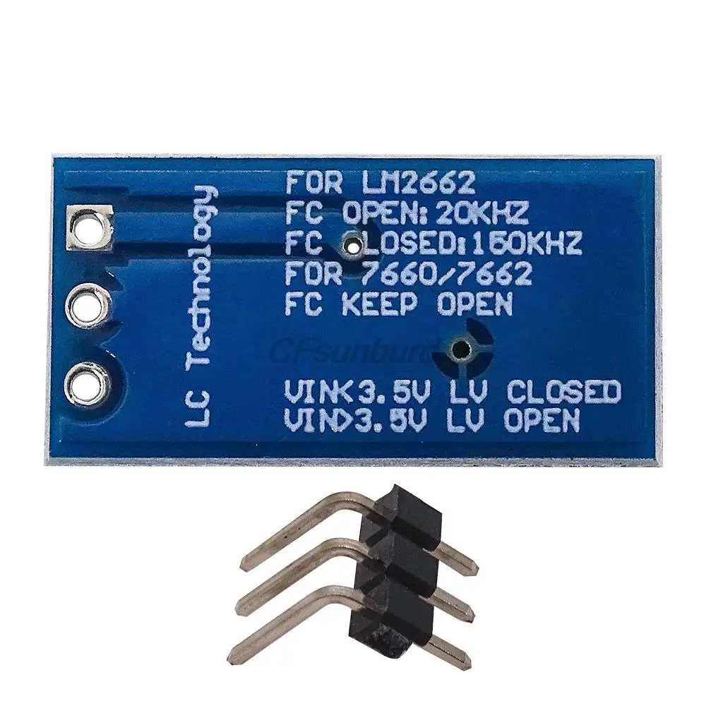 LM7660 LM2662 Positive to Negative Voltage Conversion Board 1.5-5.5V/10V Positive Voltage into Negative Voltage Converter Module