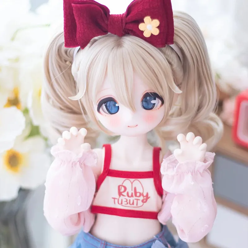 

BJD Mobile Doll Can Change Dress Up 4-point BJD Genuine Doll 6-point BJD Bear Girl Solid SD collection Doll New Girls Gifts