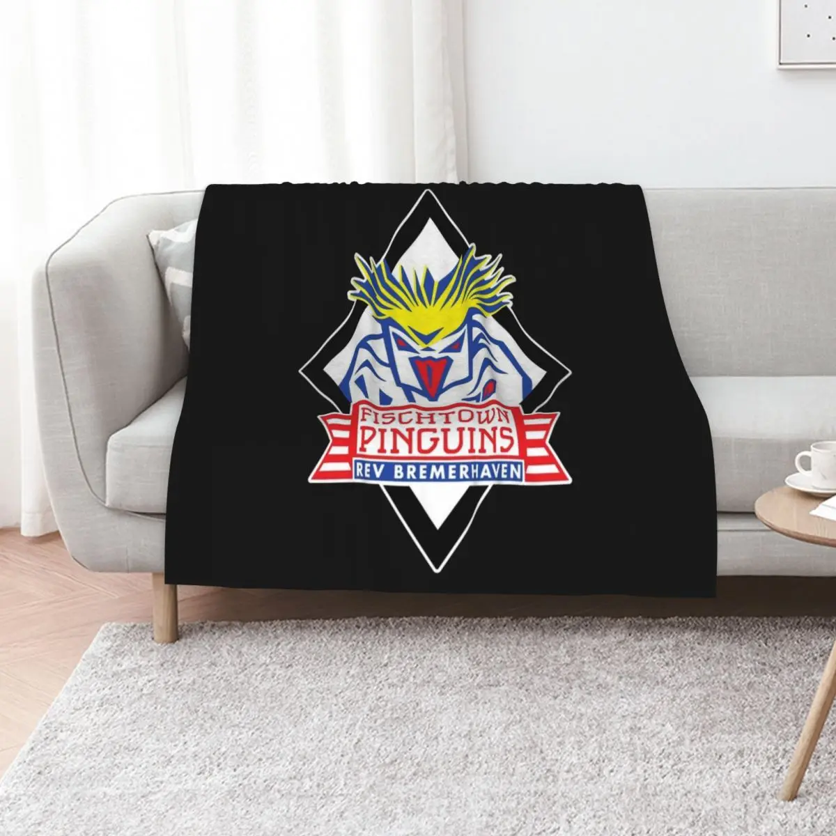 

Fischtown Pinguins Essential T-Shirt.png Throw Blanket Decoratives Flannel Fabric Giant Sofa Luxury Blankets