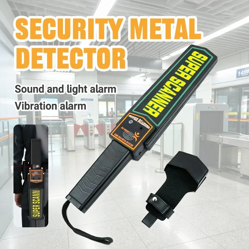 Tragbarer Handmetallscanner mit hoher Empfindlichkeit, Sicherheitsdetektorstab für den Außenbereich, Flughafen-Goldfinder, sichere Überprüfung – Detail 1