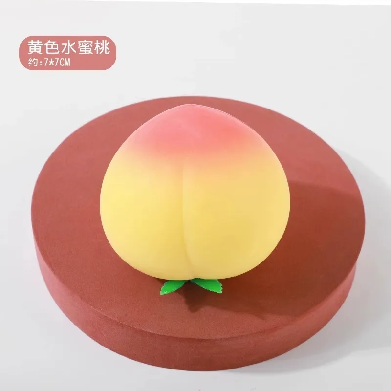 Nieuwe Simulatie Stress Perzik Speelgoed Knijp Cadeau Fidget Speelgoed Pinch Zacht Trage Rebound Decompressie Ontluchting Zintuiglijke Fidget