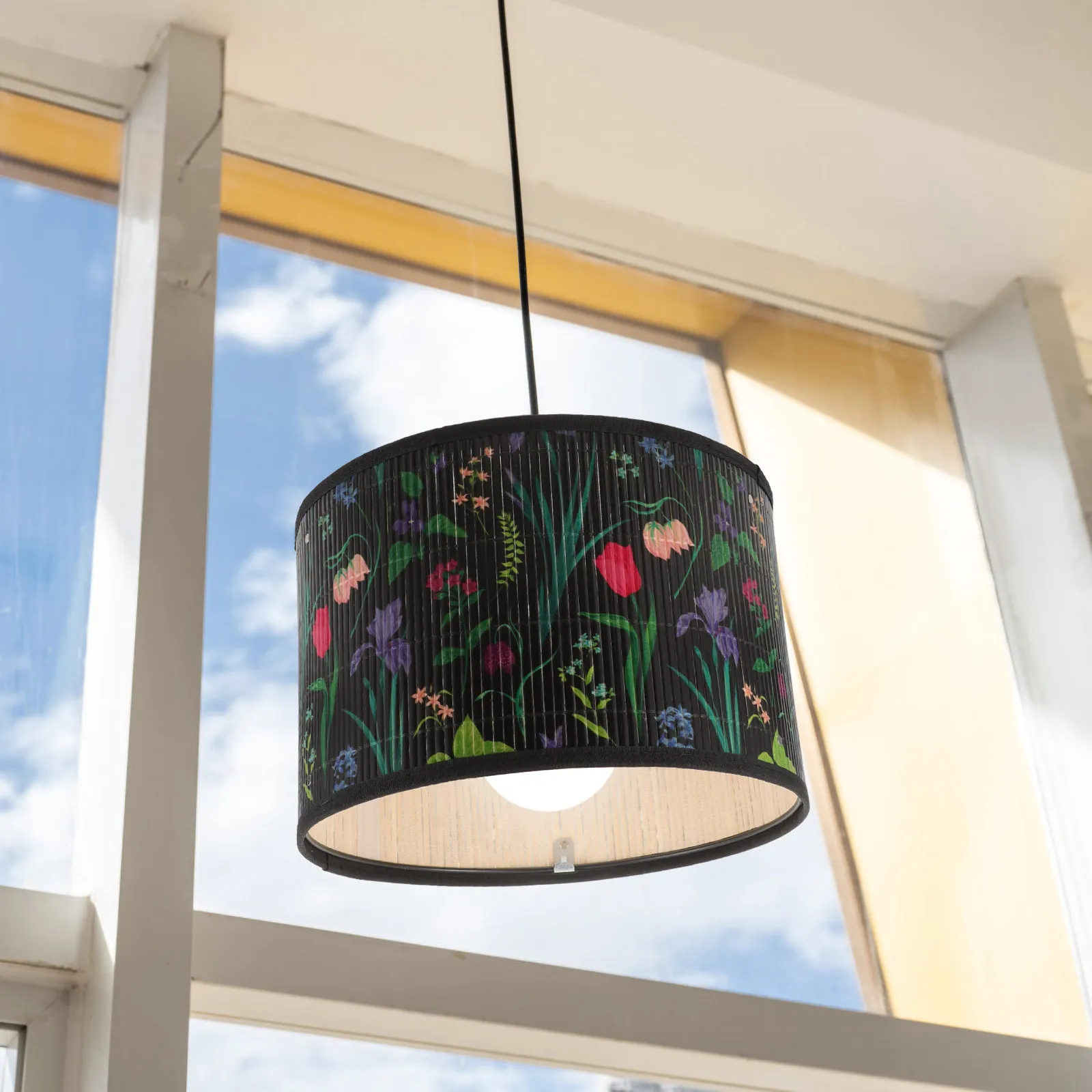 

Bamboo Woven Lampshade Vintage Style Bedroom Lampshade Weaving Decorations Pendant Lamp Shades Cover Home Lighting