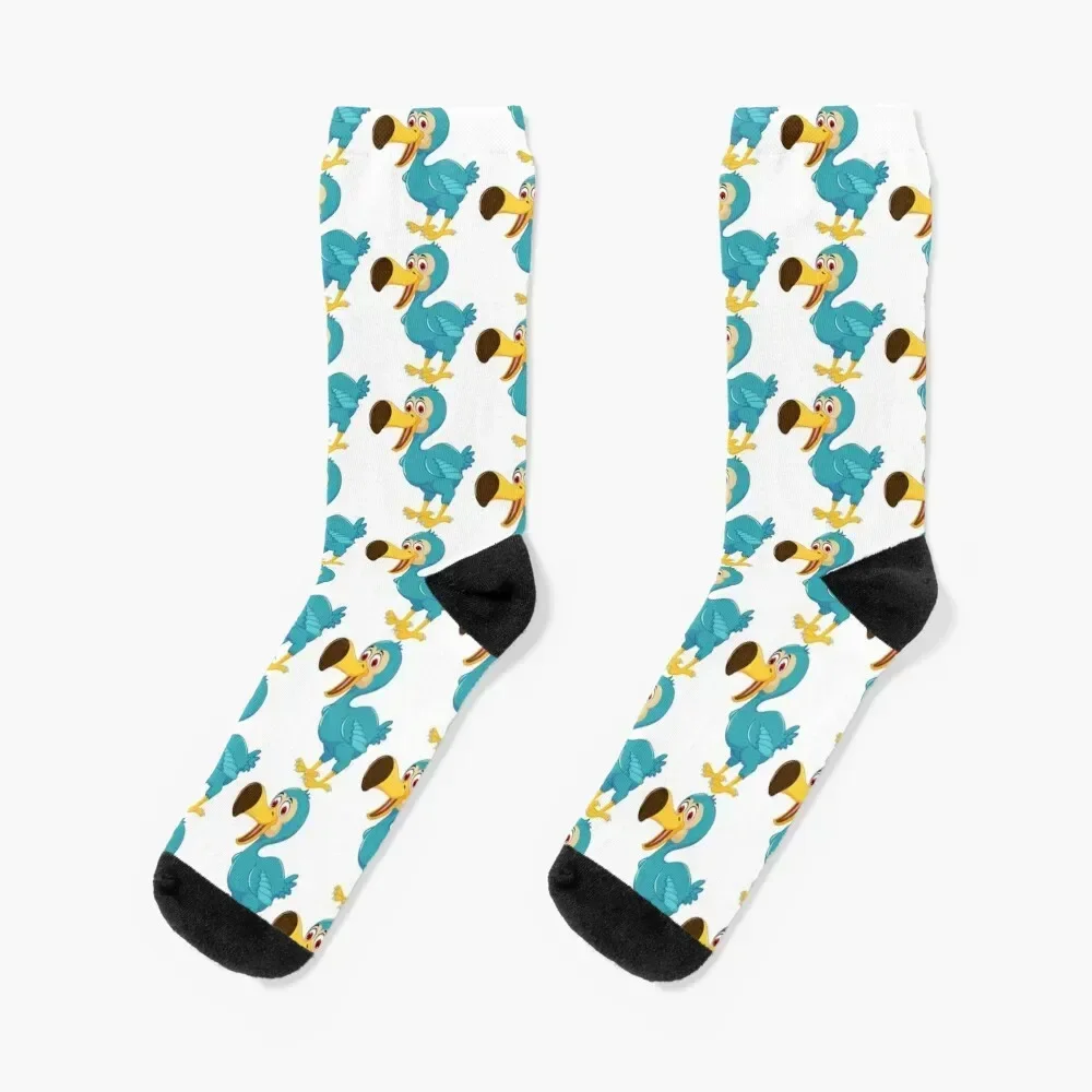 Funny blue dodo bird, gift for dodo bird lover Socks basketball Christmas Stockings man halloween Socks For Women Men's