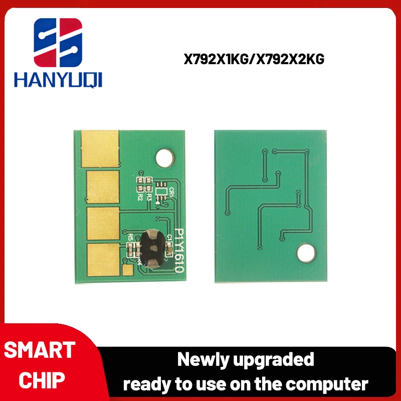 رقاقة إعادة ضبط X792X2KG X792X2CG X792X2MG X792X2MG، مناسبة لرقاقة خرطوشة الحبر Lexmarks X792