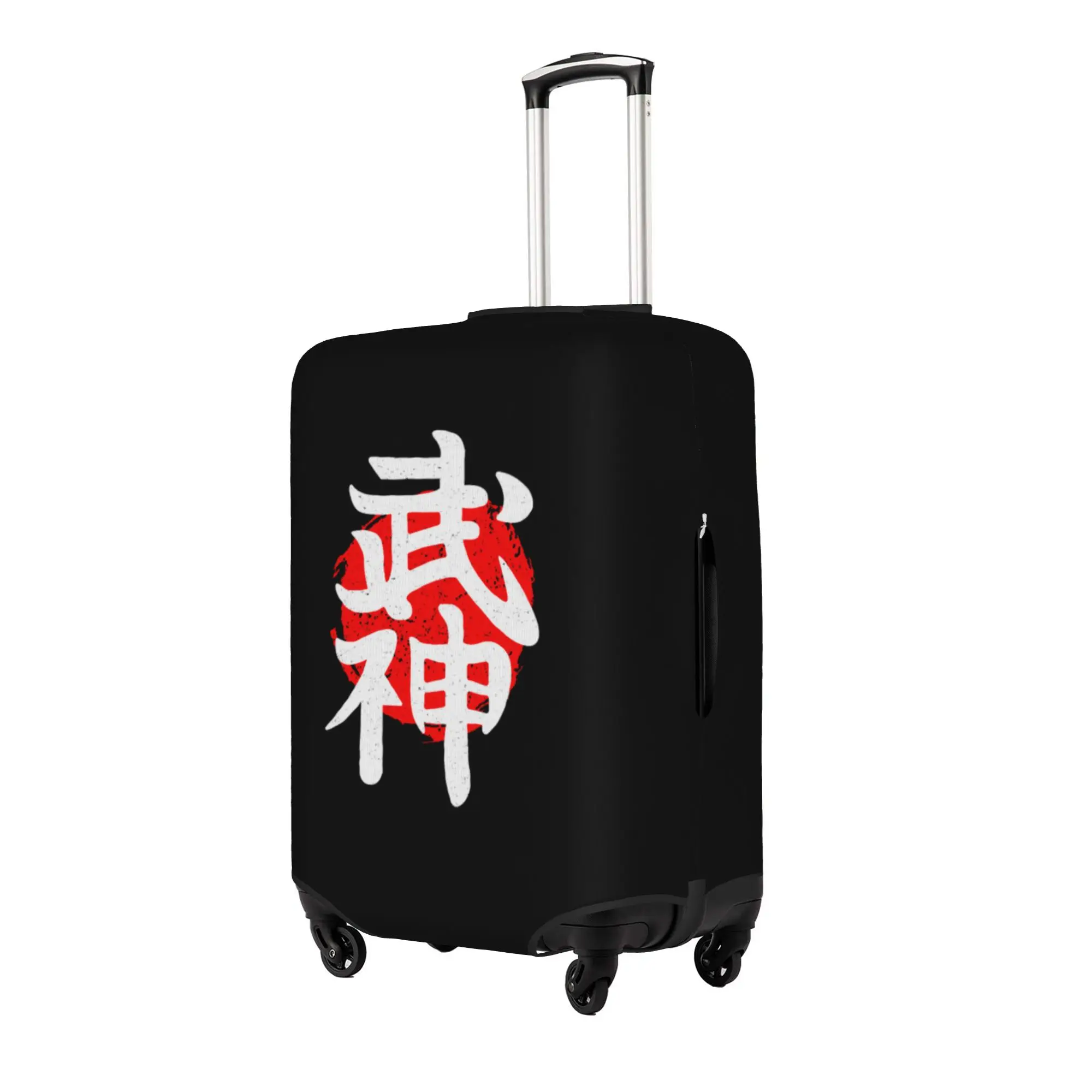 Japanese Kanji Martial Art Karate Aikido Judo Luggage Cover Cute Way of the Samurai Suitcase Protector Covers Suit For18-32 inch