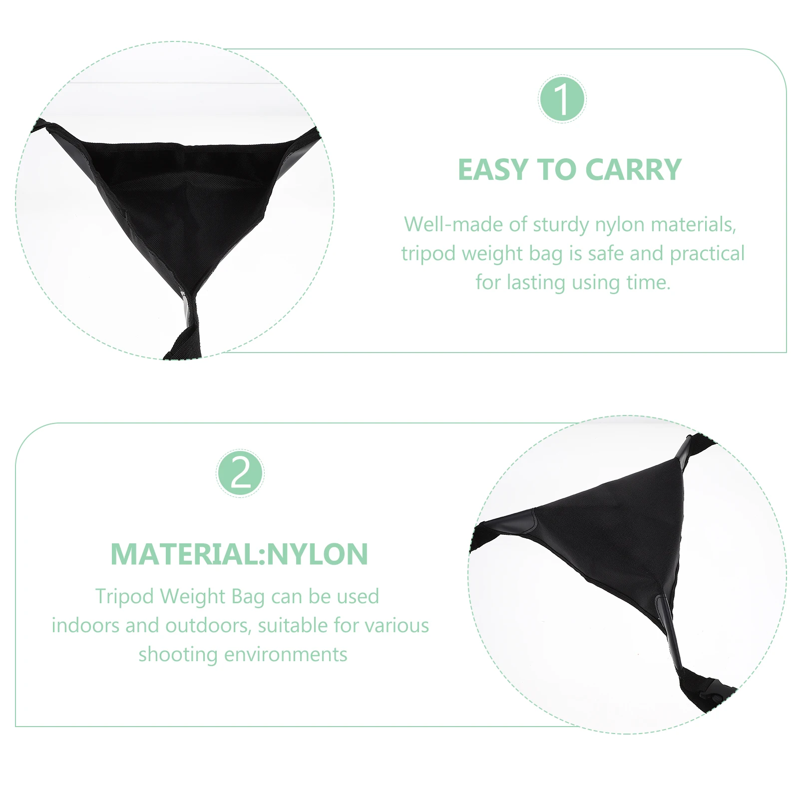 

Tripod Weight Outdoor Sandbags For Tent Legs Windproof Canopy Stone Bag Lightweight Stabilizing Photography Accessories Sturdy