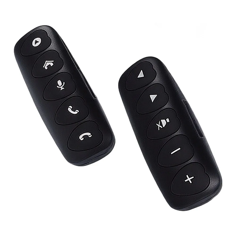 Steering Wheel Remote Control Car Electronica Accessories ABS Black Controller Buttons DVD Multifunction  Steering
