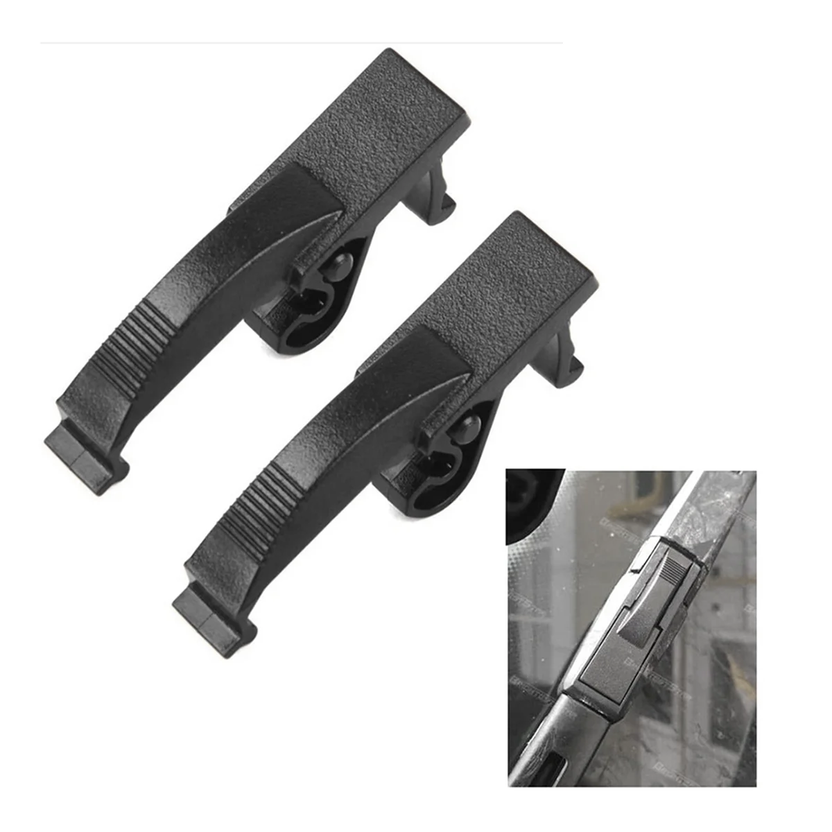 2Pcs Front Windshield Wiper Blade Clip Connector Clamps for Audi A4 B6 B7 S4 Quattro 2001- 2008 RS4 8E0955247