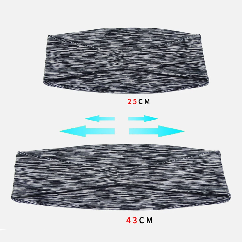 

2 Pcs Sports Bandana Head Bands Headbands for Men Sweat Absorption Headwears Yoga Hair Accessories Running Headgear