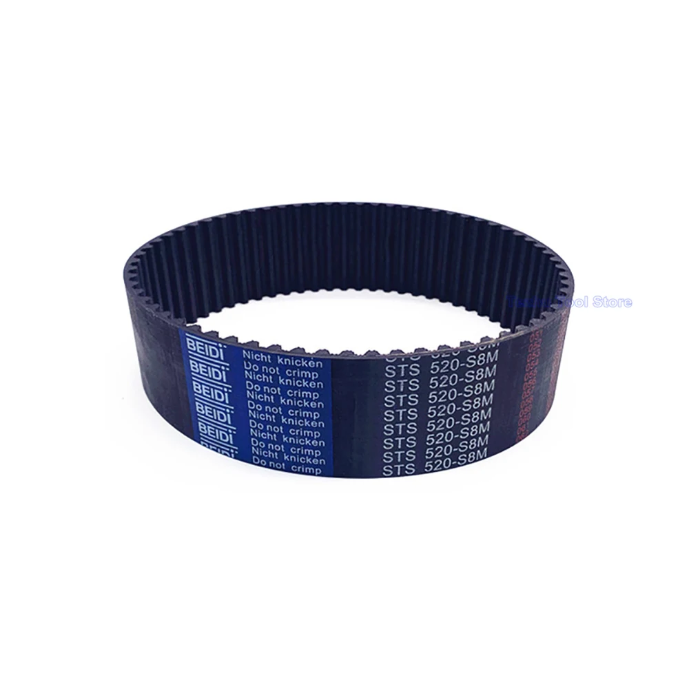 1PCS S8M Timing Belt Black Rubber Closed Loop Synchronous Belt Width 15/20/25/30/40mm Perimeter 344mm-4400mm