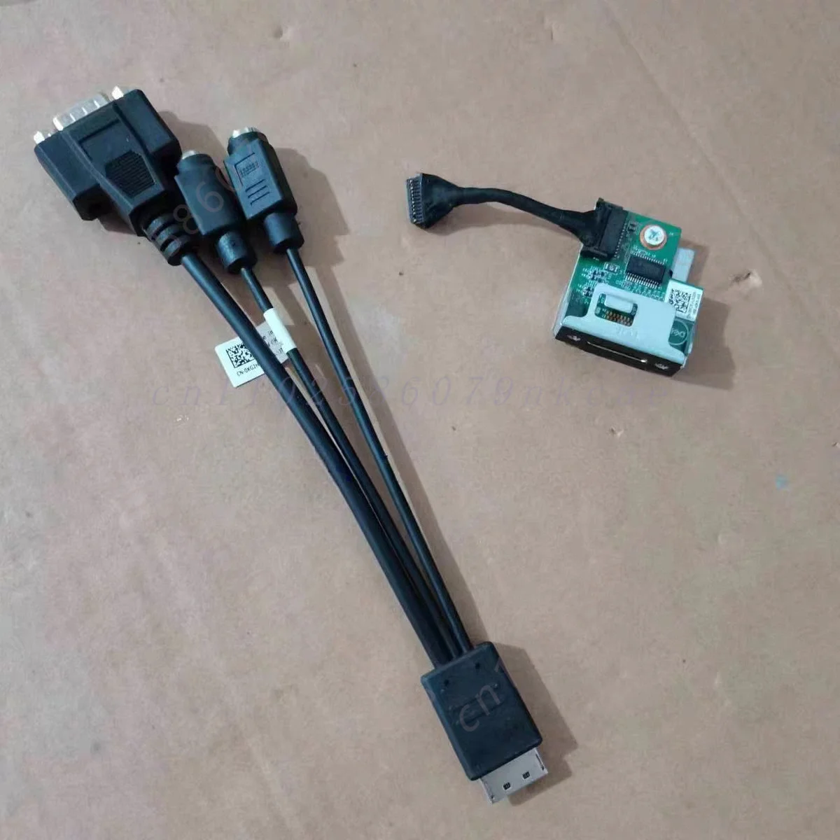 For Dell 3000 7090 7000MFF PS/2 Serial Cable KG2HH Module Kit 9X2XJ/