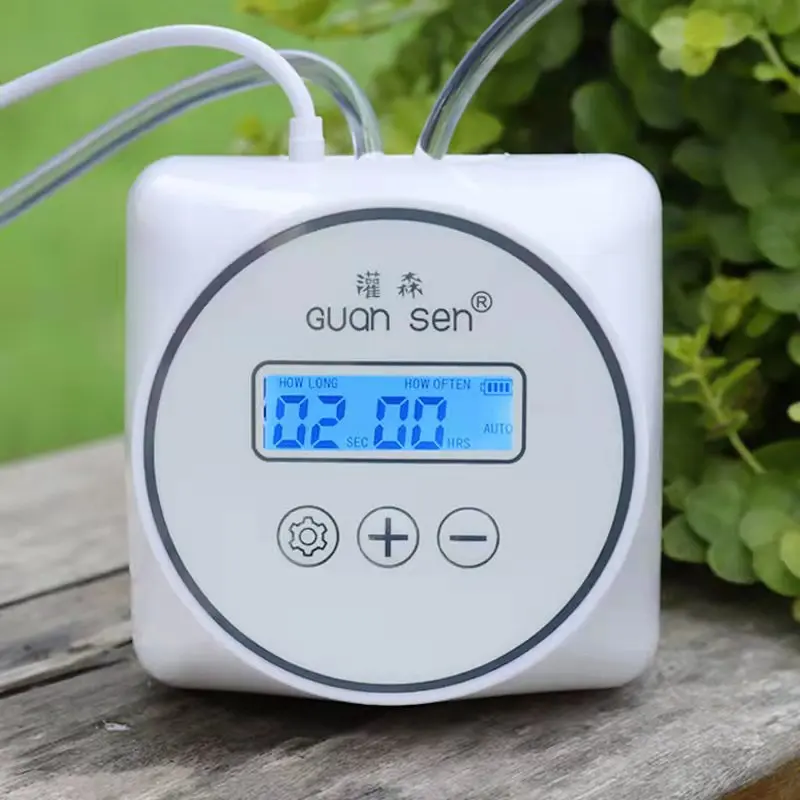 New Intelligent Drip Irrigation Pump Timer Kit, Automatic Watering Controller Device for Garden Potted Plants Irrigation System