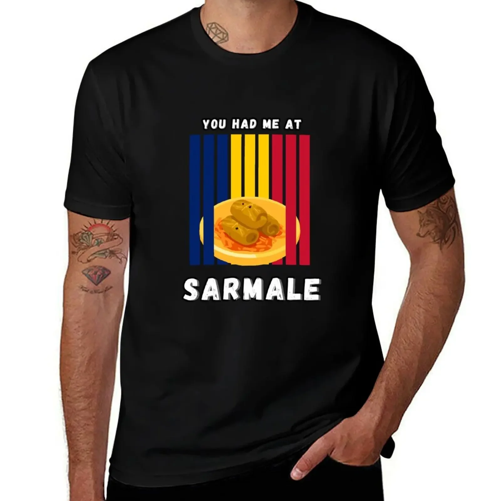 You had me at Sarmale Yummy! Romania T-Shirt Short sleeve tee graphic tee shirt anime figures boys animal print mens t shirts