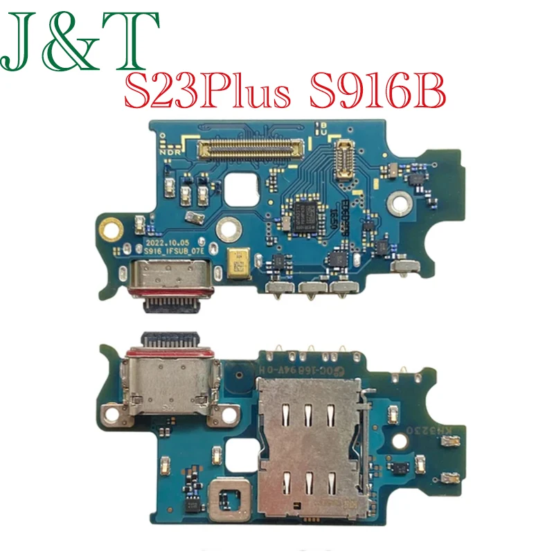 SB Charging Board Port Dock Charger Connector Flex Cable For Samsung S23 Plus Ultra 5G S911B S916B S918B