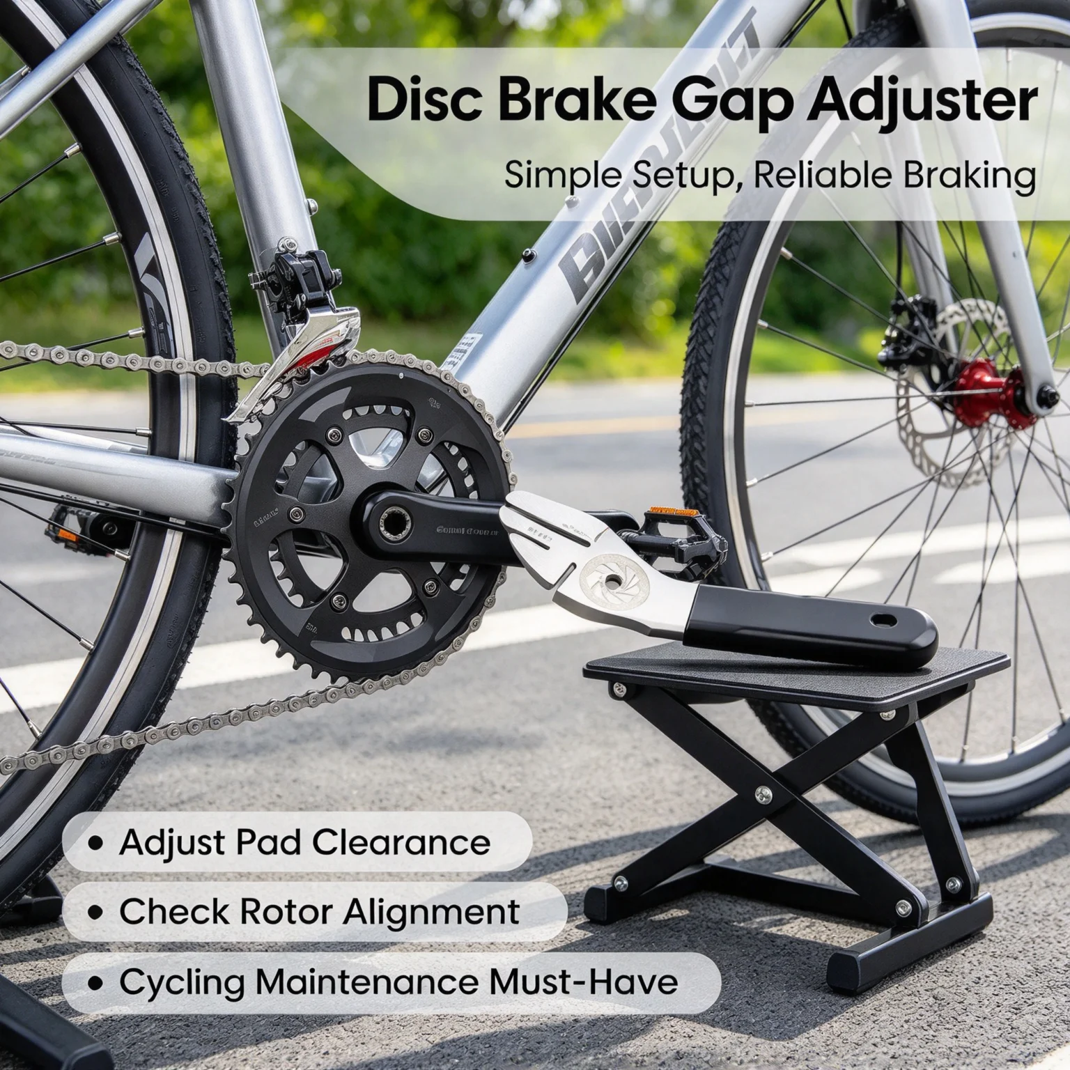 1PCS Bicycle Brake Disc Alignment Tool Multi-opening Rotor Straightening Wrench Mountain Road Bike Disc Brake Gap Accessories