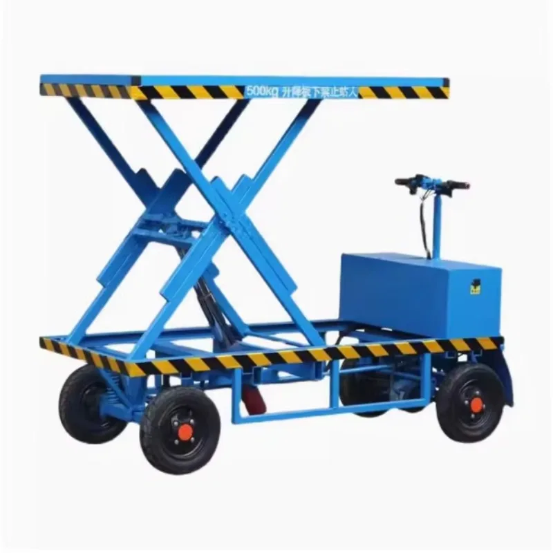 

Electric Transport Vehicle Hydraulic Dump Truck Multi-function Construction Four-wheel Lift Flatbed Truck