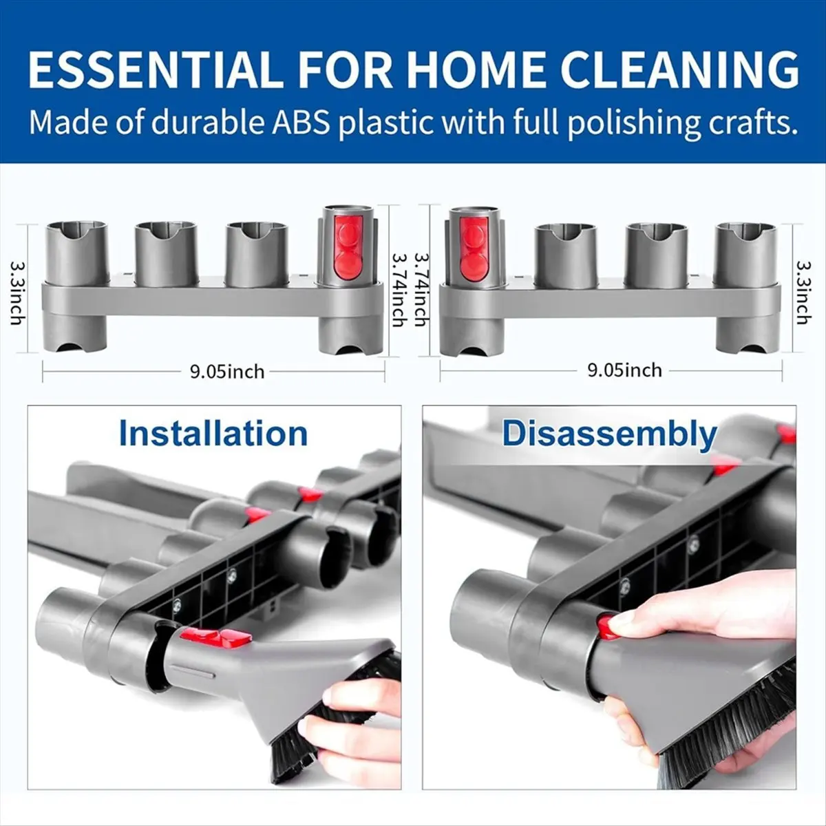 CLIM Supporti per aspirapolvere Montaggio a parete e organizer per docking station per modello V15 V7 V8 V10 V11