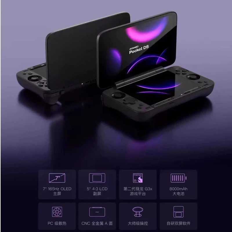 AYANEO POCKET DS 1080P OLED Retro Gaming Handheld