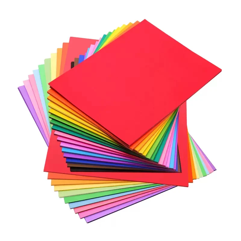 20Sheets 230G A4 Color Cardstock Paper Business Card Cardboard DIY Gifts Card Scrapbook Materials Drawing Card Art Supplies