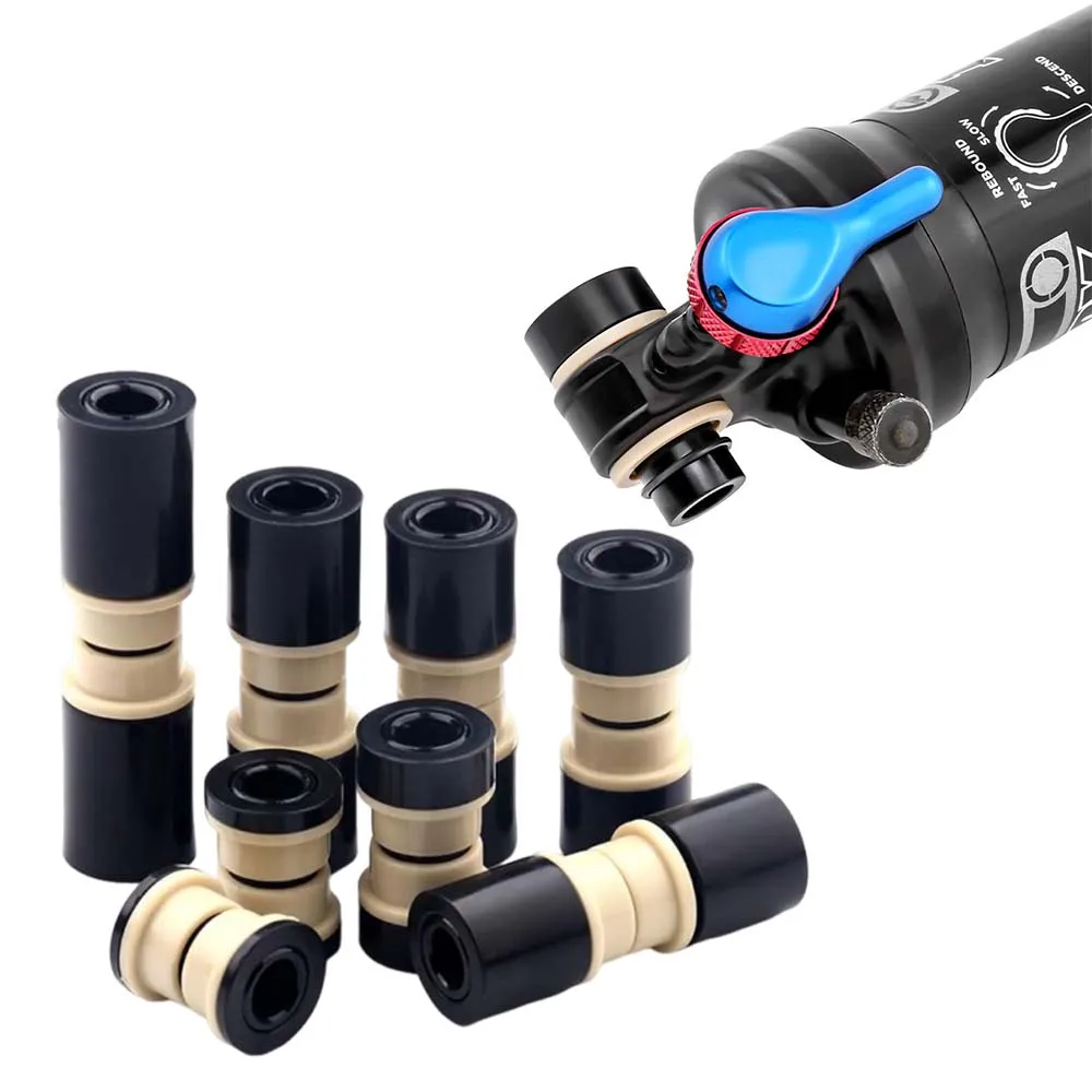 

DH MTB Rear Shock Bushing DU Ring 22/24/25/30/32/44/50/52/54/68mm Aluminium Alloy Mountain Bike Shock Absorber Precise Fit