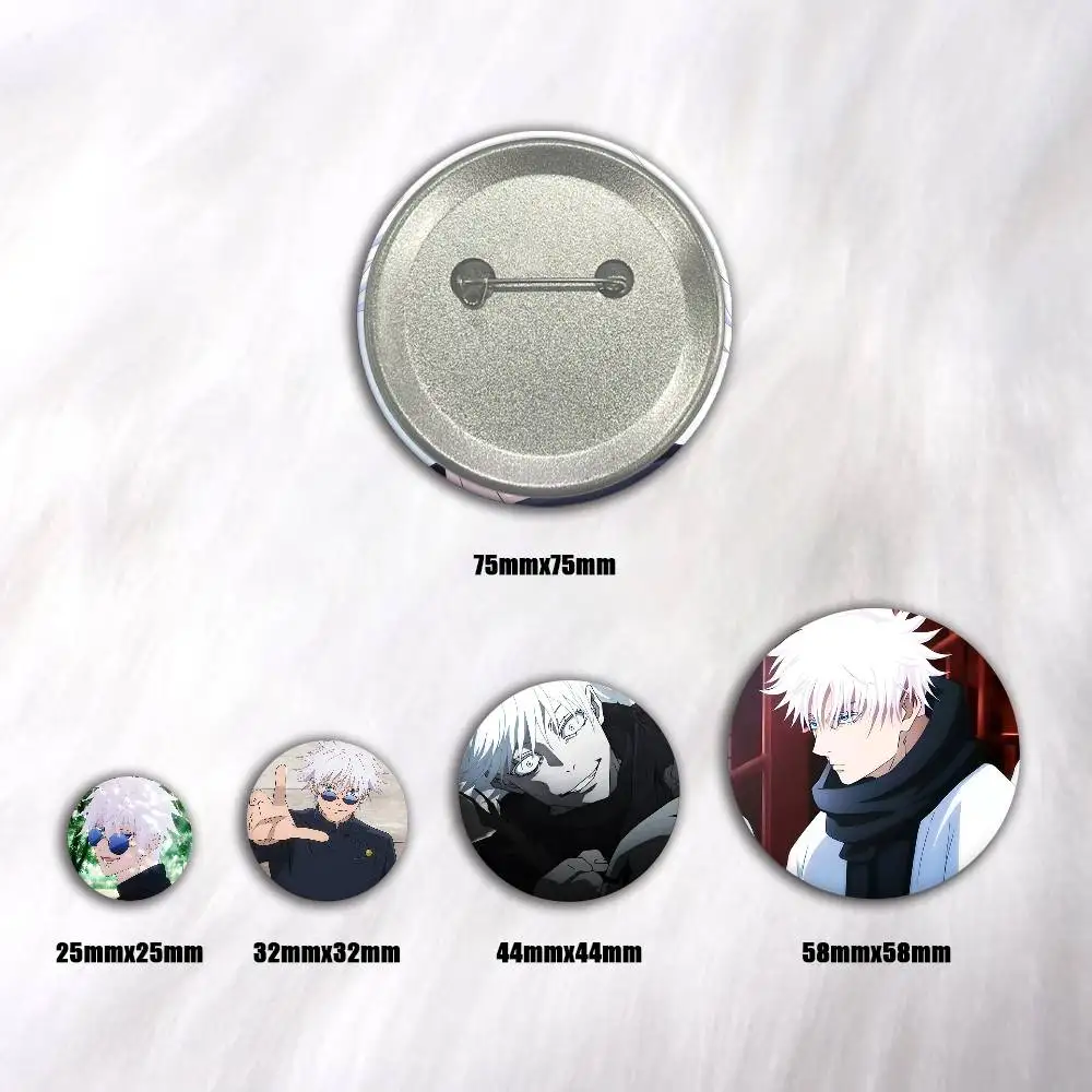 A-Satoru Gojo Pins, Cartoon Brooches, Badge Gifts, Clothing, Backpacks, Stationery, Accessories