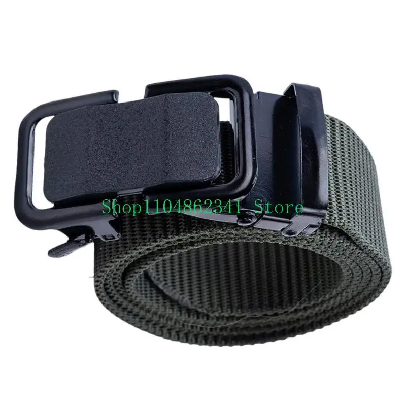 5asd Versatile Woven Belt for Men High Strength Nylon with Quick Release Buckle for Party/Club/Beach