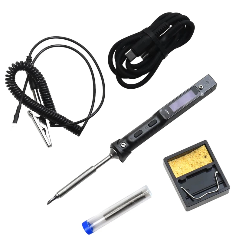 

TS101 MINI OLED 65W Digital Electric Portable Smart Soldering station Kit with TS100 Original Replacement Iron Tip