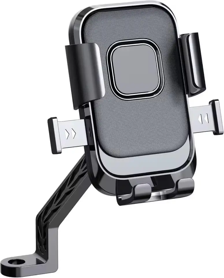 

Bike Phone Holder One Hand Operation 360° Rotatable Design This mount fits motorcycles compatible with iPhone Samsung 4 to 6.9