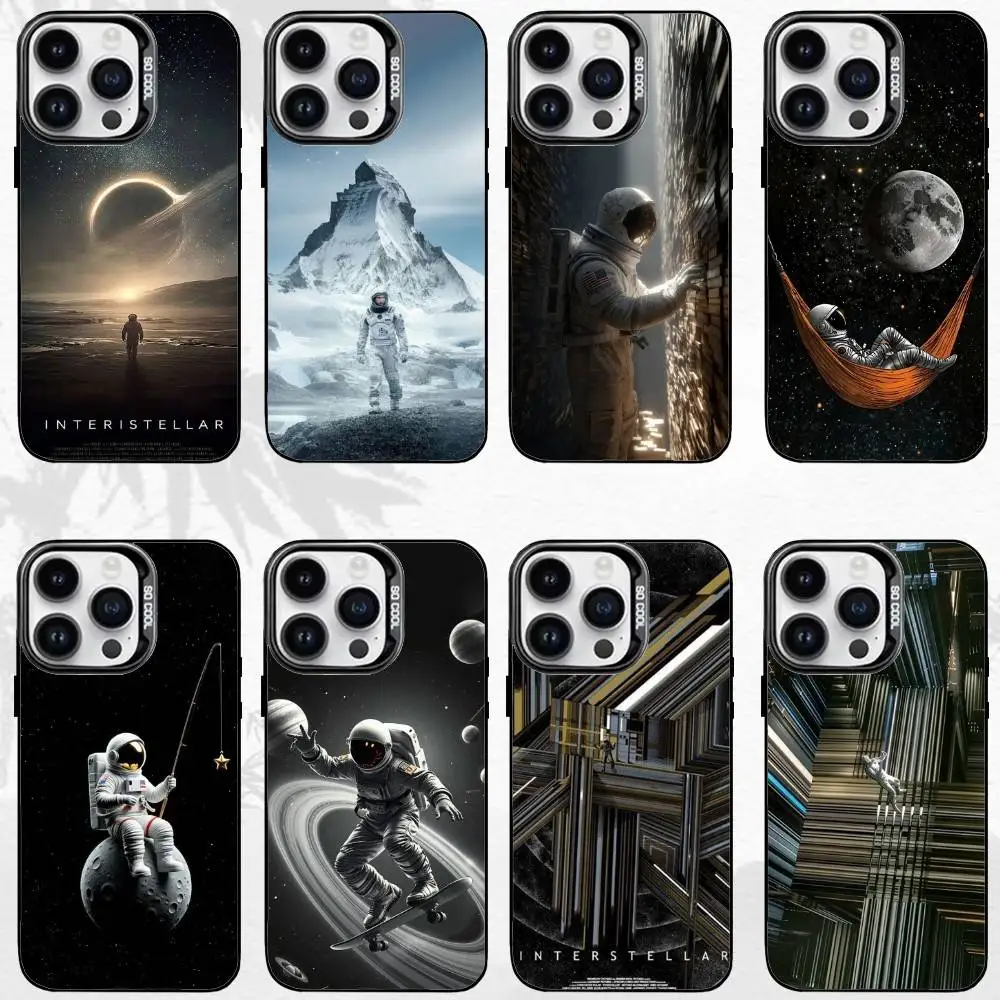 

Film I-Interstellar movie Phone Case For iPhone17,16,15,14,13,12,11 Plus,Pro Max Black Matte Shockproof Cover
