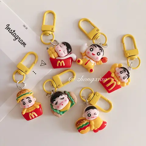 मिनी क्रेयॉन शिन-चैन एनीमे फिगर कीचेन शिनचैन कार्टून मॉडल कवाई सजावट गुड़िया खिलौना पार्टी उपहार 8 best sales मेरा क्रेयॉन - №8