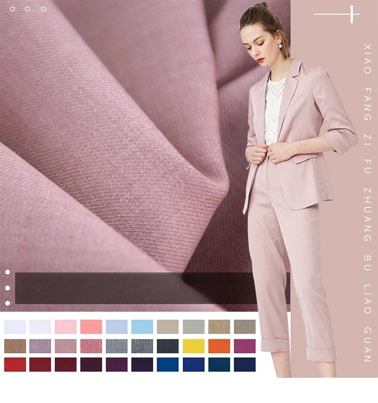 

Elastic Anti-wrinkle Suit Fabric By The Meter for Clothing Vest Suit Skirt Pants Jacket DIY Sewing Plain Cloth Soft Gray White