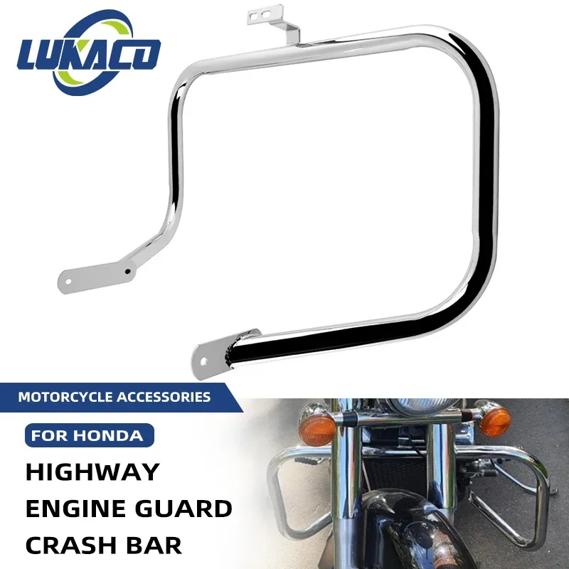 

For Honda Shadow ACE VT750 VT400 1997-2003 2002 2001 Motorcycle Accessories Engine Guard Crash Bar Highway Frame Bumper Chrome