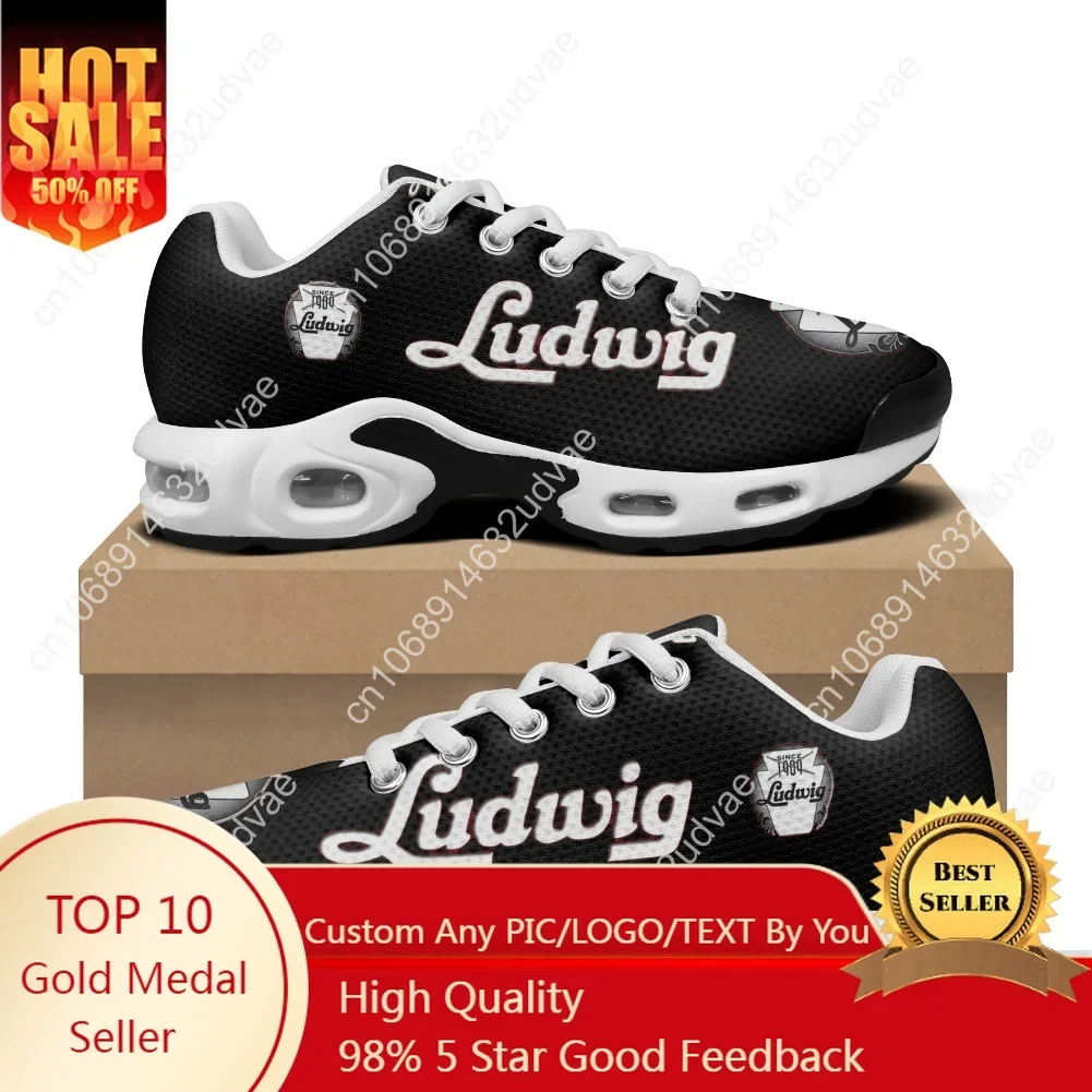 

American Percussion Ludwig Drums Air Cushion Sneakers Mens Womens Teenager Sports Shoes High Quality Custom Mesh Sneaker