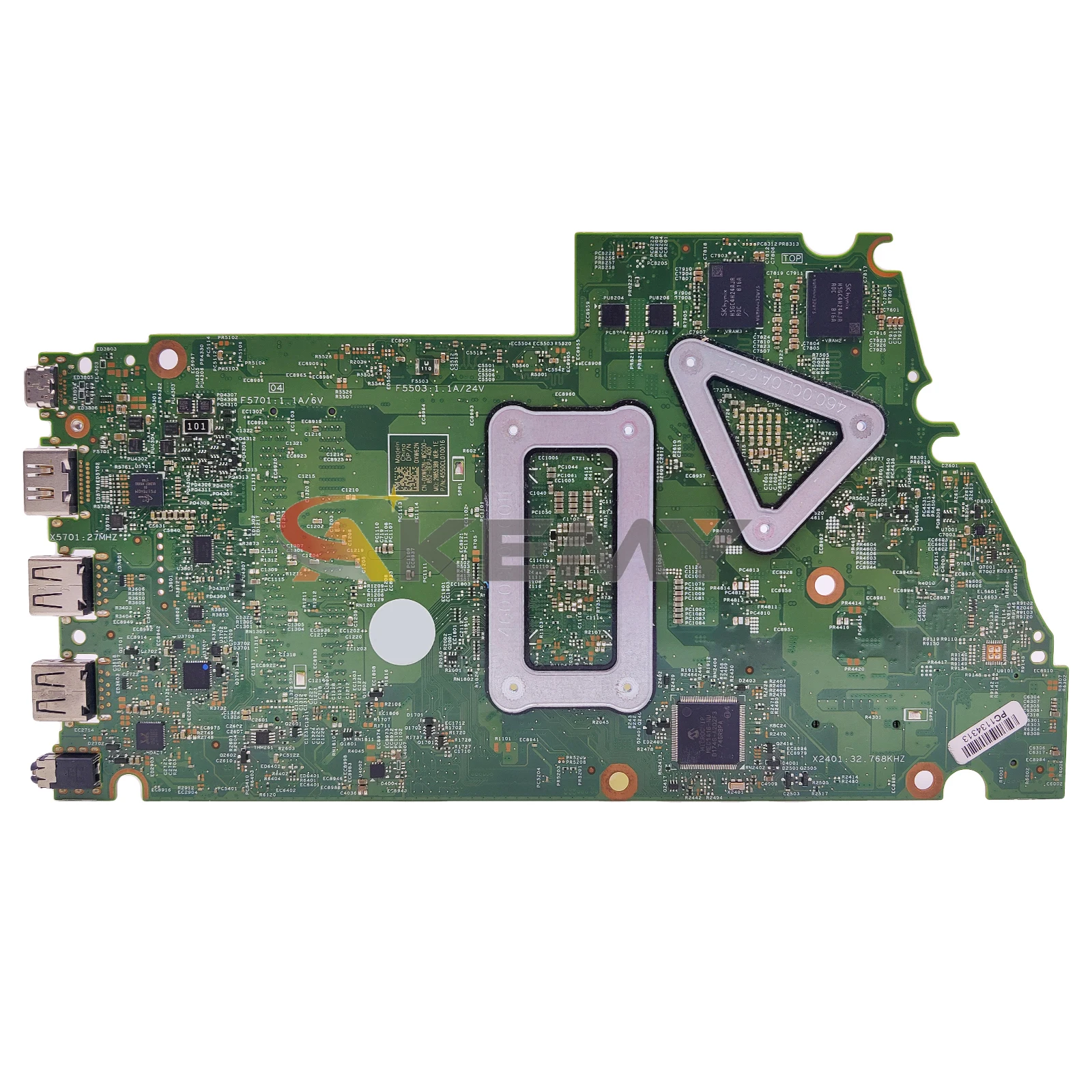 Ae 16841-1 Laptop Moederbord Voor Dell 7570 7573 I5-8250U I7-8550U 940mx 2G 0471tw 0Wwyyn 0xw62n Moederbord Volledig Getest