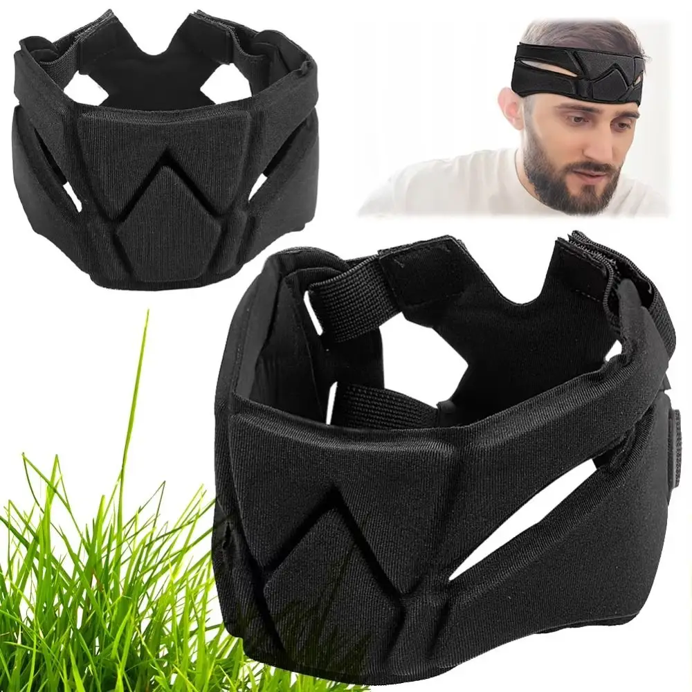 

Adjustable Football Protect Helmet Breathable Shock Absorption Goalkeeper Helmet Head Guard Protective Ski Head Protector Soccer