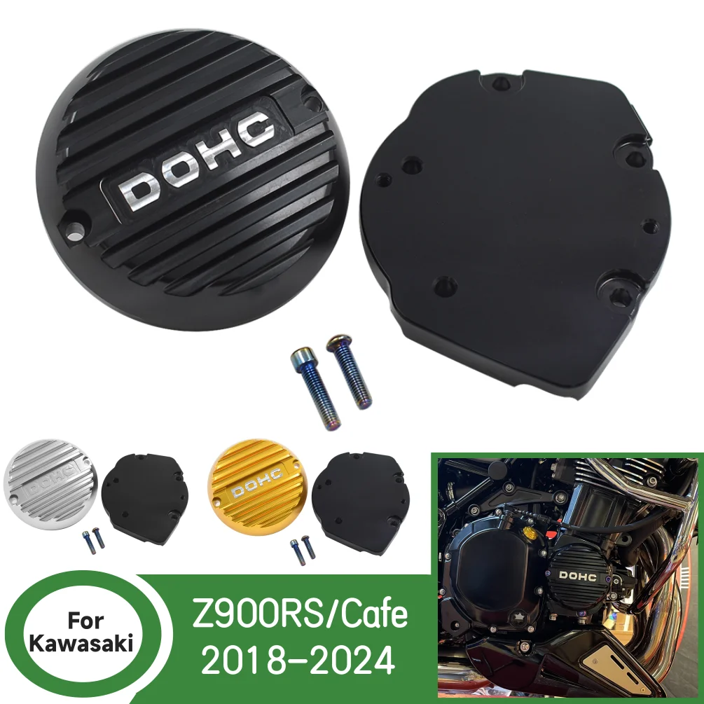 

Z900RS Pulsar Cover For Kawasaki Z900 RS Cafe 2018-2024 Z 900RS Motorcycle Engine Case Guard Clutch Stator Sprocket Protective