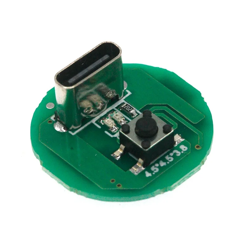 20 watt led three-speed drive board circuit board diy accessories small motor circuit board typec charging port view 2