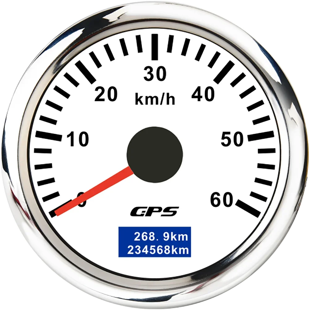 30/60/80/120/200 Km/h GPS Snelheidsmeter 52 MM Auto Vrachtwagen Snelheidsmeter meter Met GPS Antenne Met 7 Kleur Backlight 9-32 V - afbeelding 1