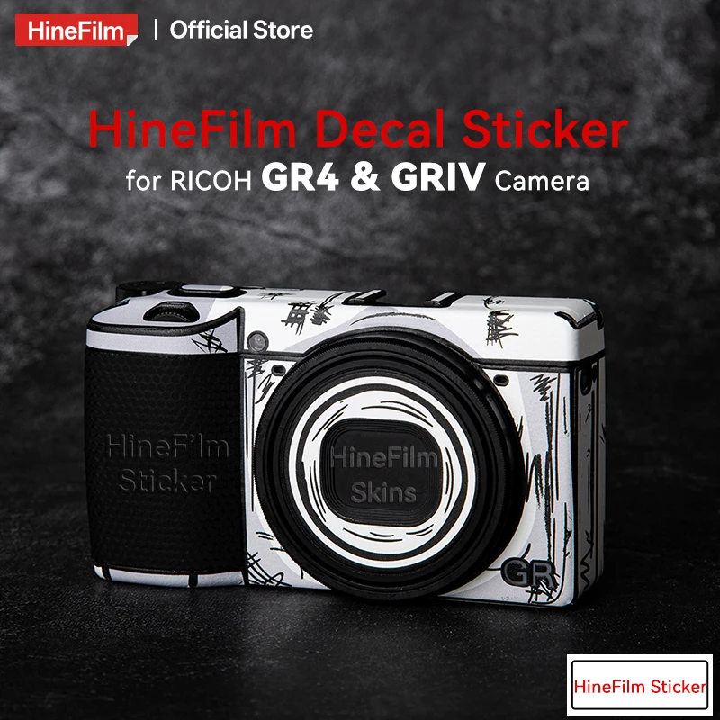 

Hinefilm Skin for Ricoh GR4 Camera Sticker GR 4 Protective Film Camera Skin For Ricoh GRIV Wrap Cover GR IV Camera Skin