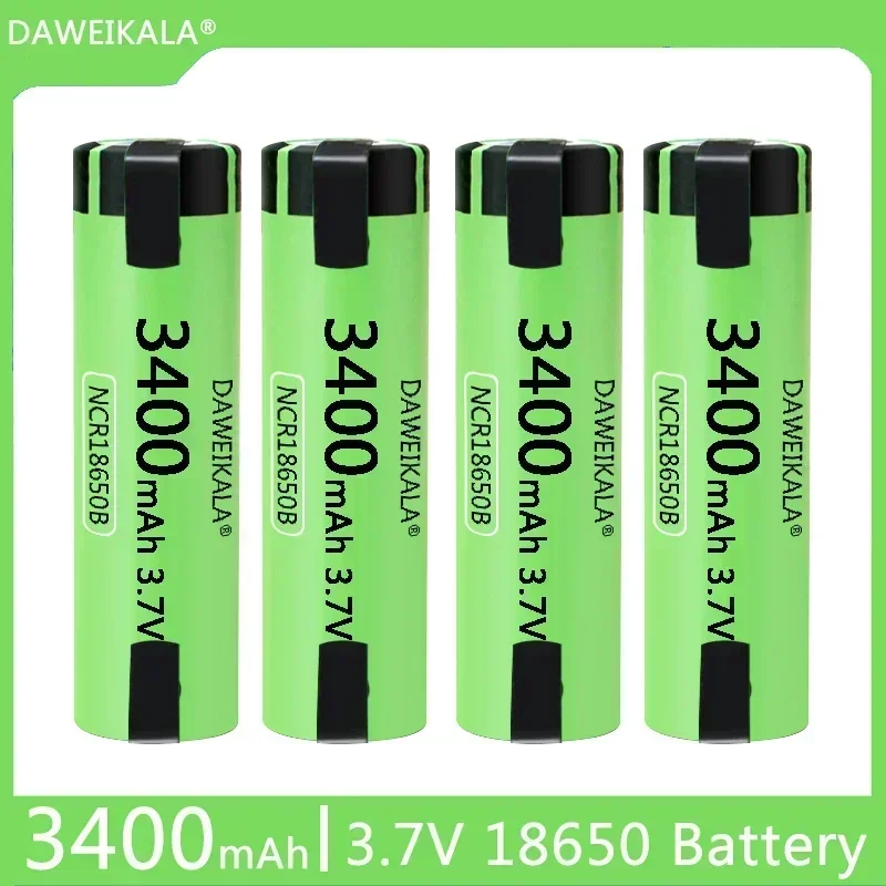 

Daweikala 100%Batería recargable NCR18650B de iones de litio, Original,3.7V 3400 mAh,descarga Envío Gratis, novedad de